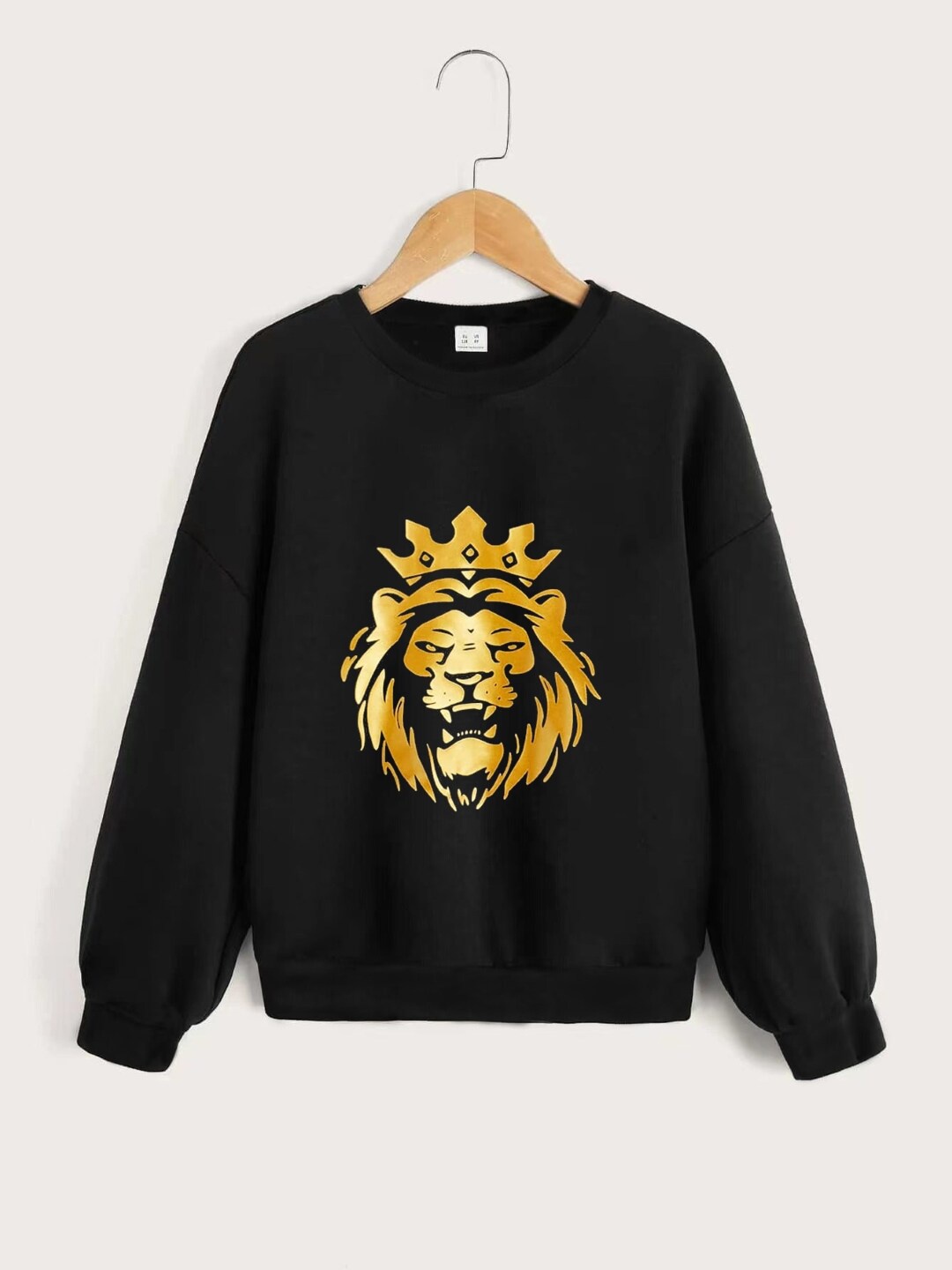 

StyleCast Boys Black & Gold Toned Graphic Printed Sweatshirt