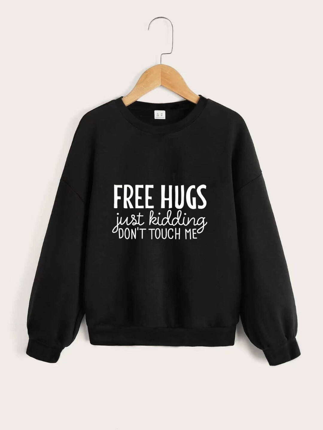 

StyleCast Boys Black Typography Printed Pullover Sweatshirt