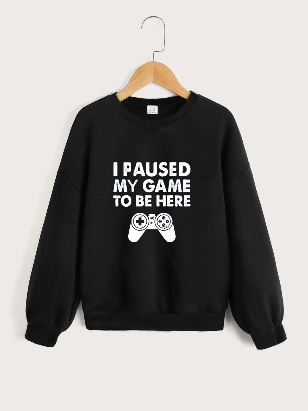 

StyleCast Boys Black Typography Printed Pullover Sweatshirt