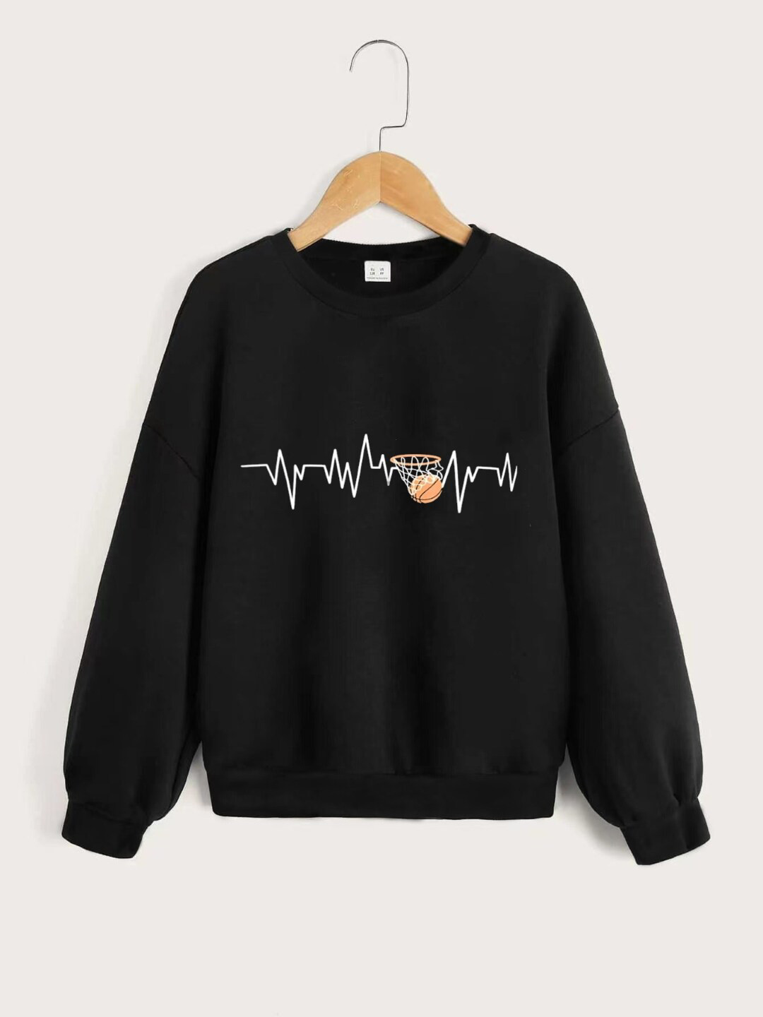 

StyleCast Boys Black & White Graphic Printed Sweatshirt