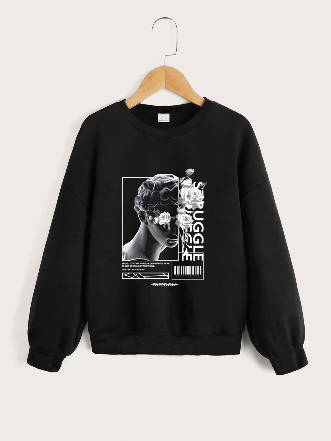 

StyleCast Black Boys Graphic Printed Long Sleeves Pullover