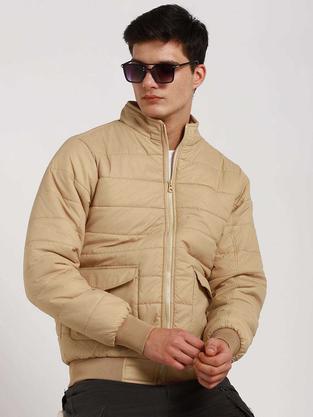 

Dennis Lingo Lightweight Bomber Jacket, Beige