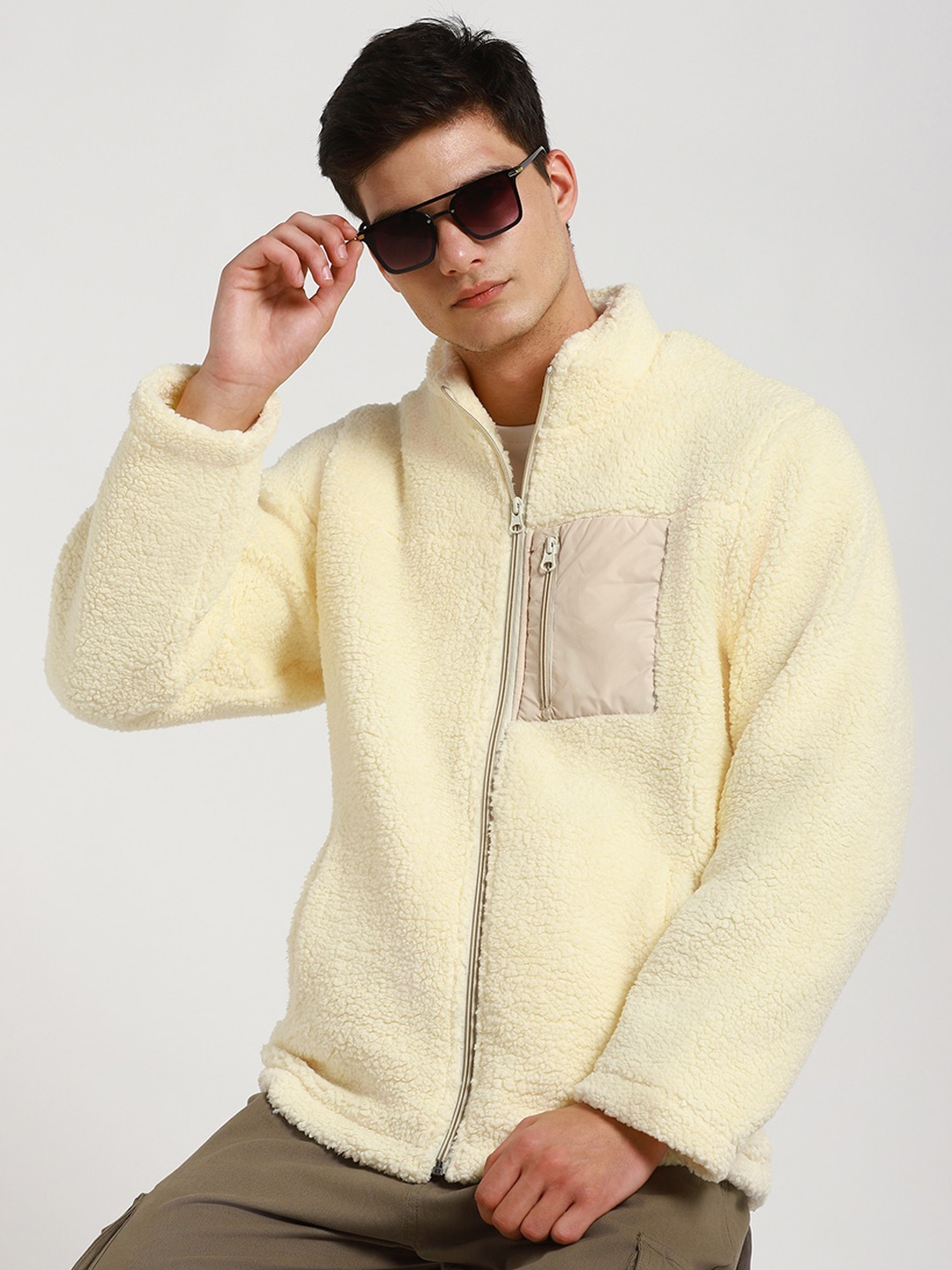 

Dennis Lingo Lightweight Fleece Tailored Jacket, White