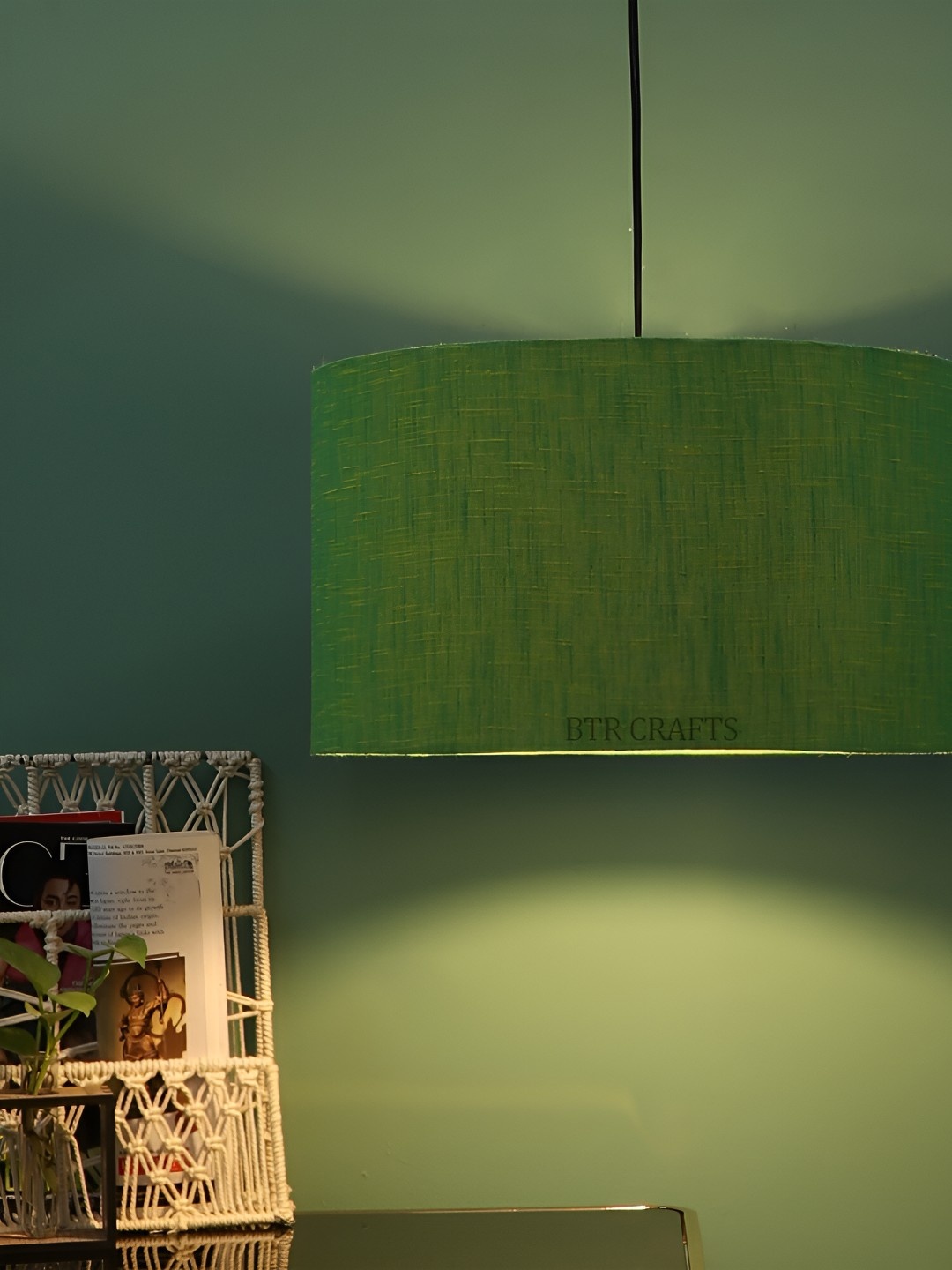 

BTR CRAFTS Green Contemporary Spherical Ceiling Lamp