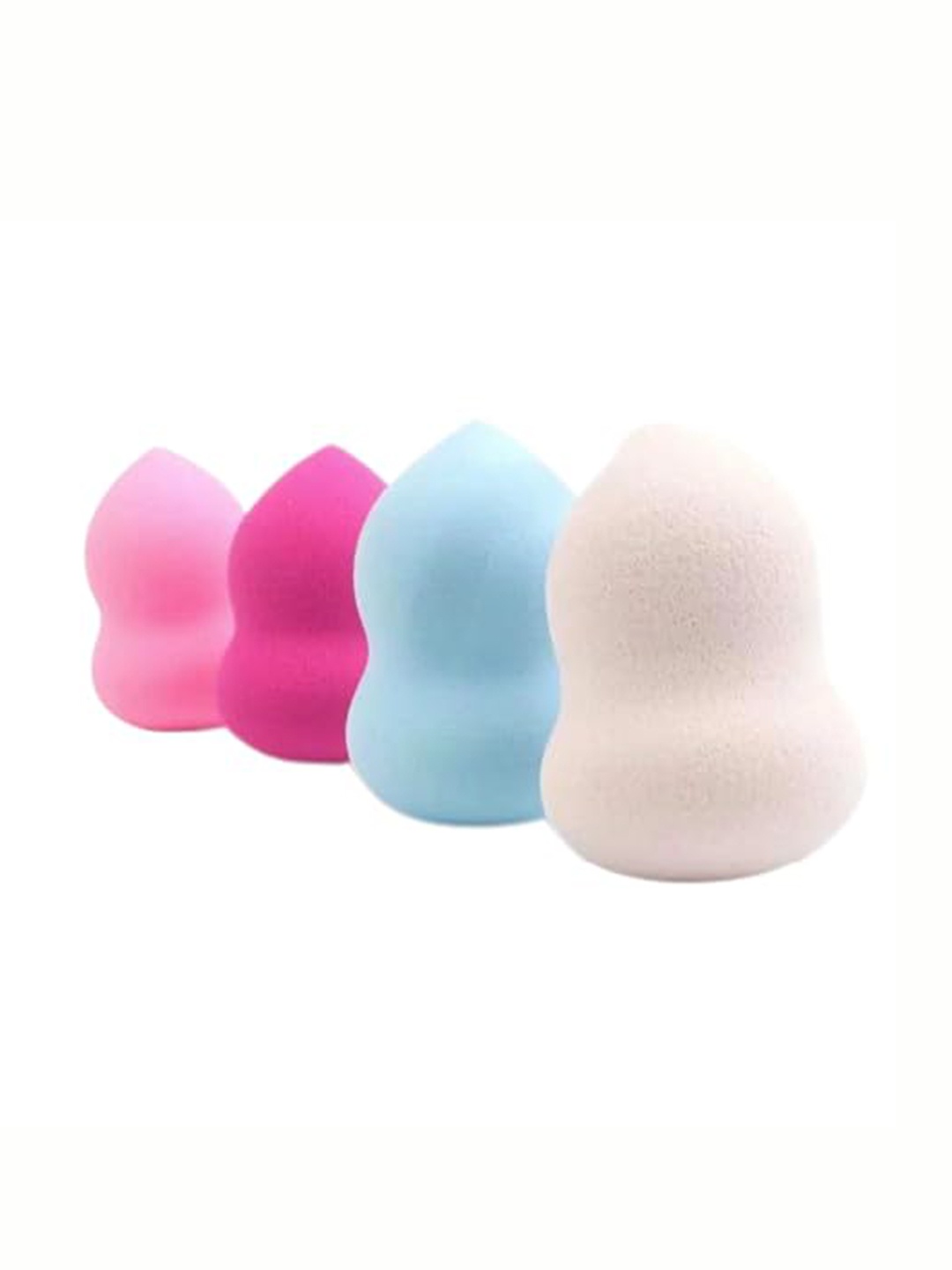 

CHRONEX Set Of 4 Dab & Blend Beauty Makeup Sponge, Pink