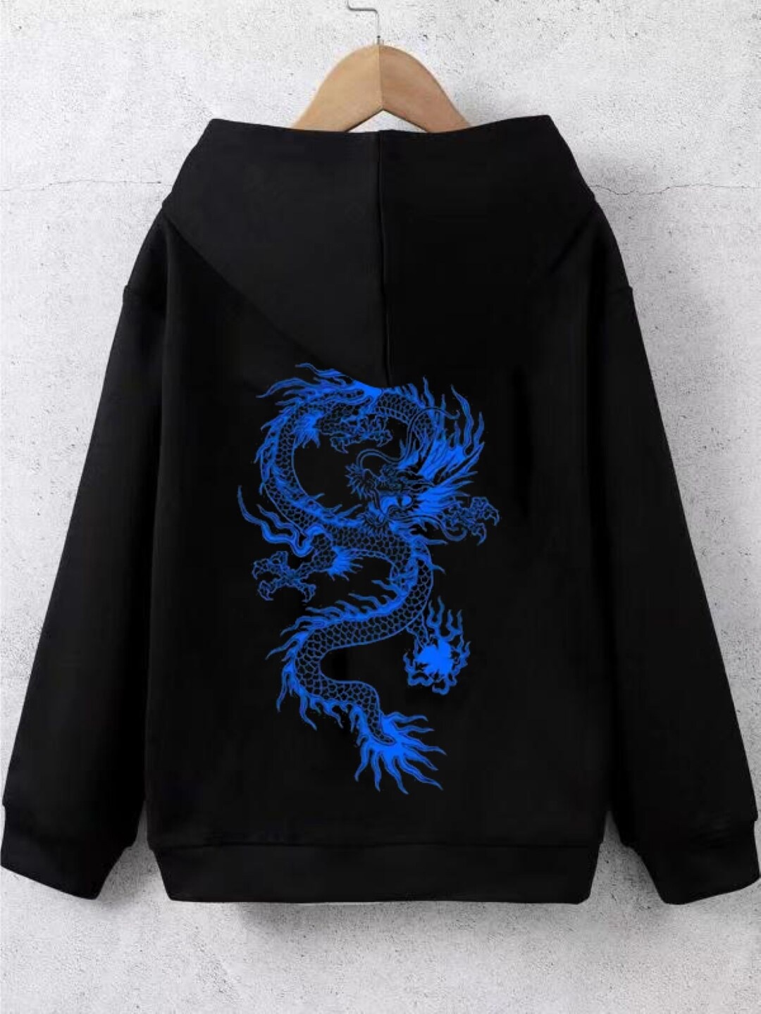 

StyleCast Boys Black Printed Hooded Pullover