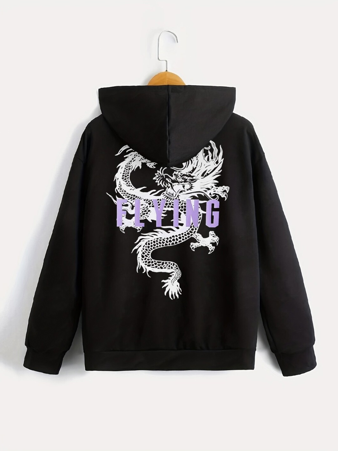 

StyleCast Boys Black Graphic Printed Hooded Sweatshirt