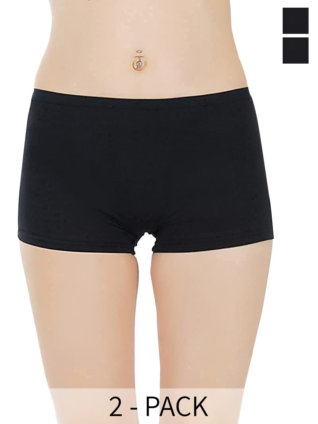

arLa APPAREL Pack Of 3 Anti Microbial Pure Cotton Boy Shorts Briefs, Maroon
