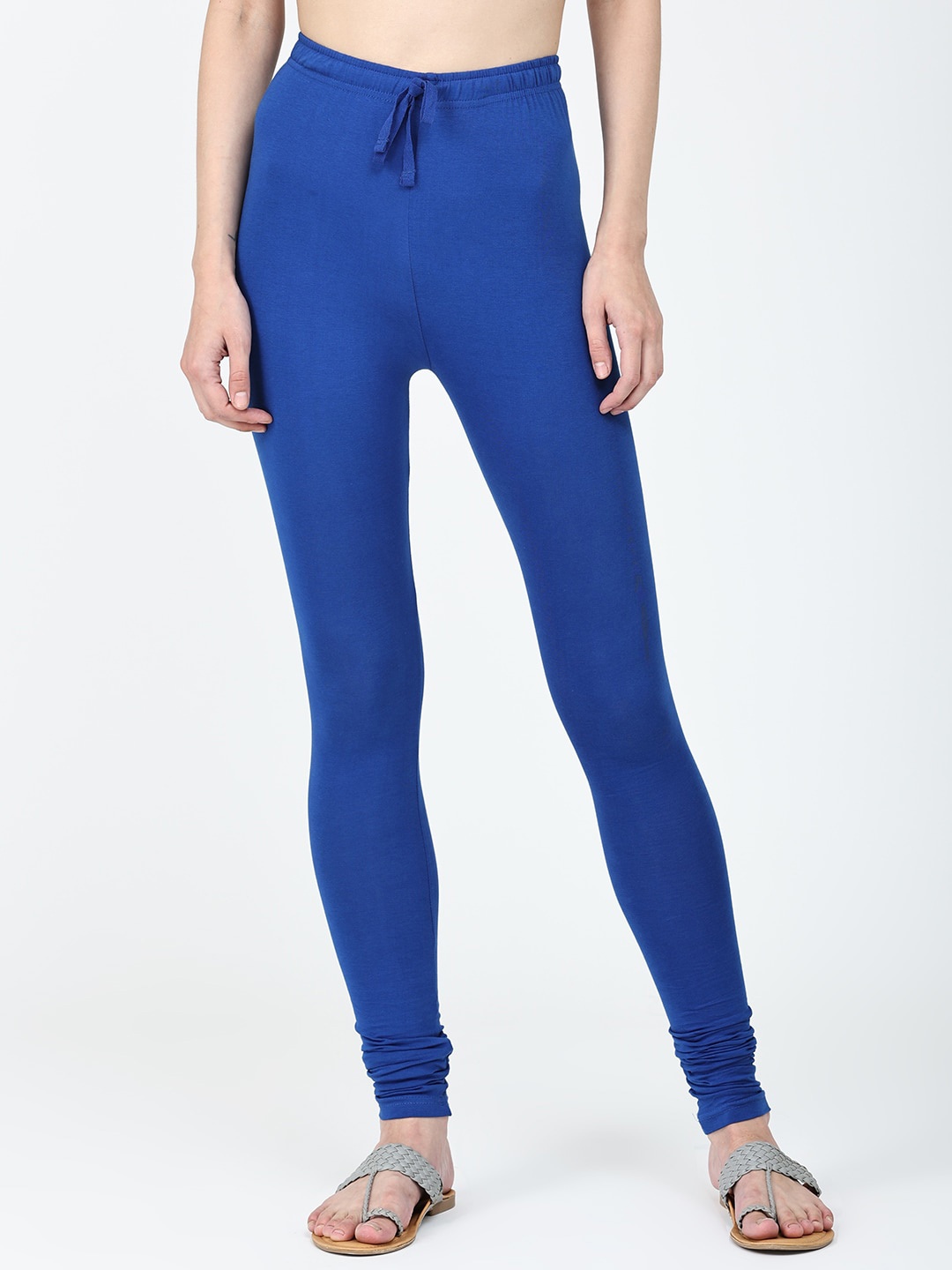 

Robinbosky Stretchable Churidar-Length Leggings, Blue