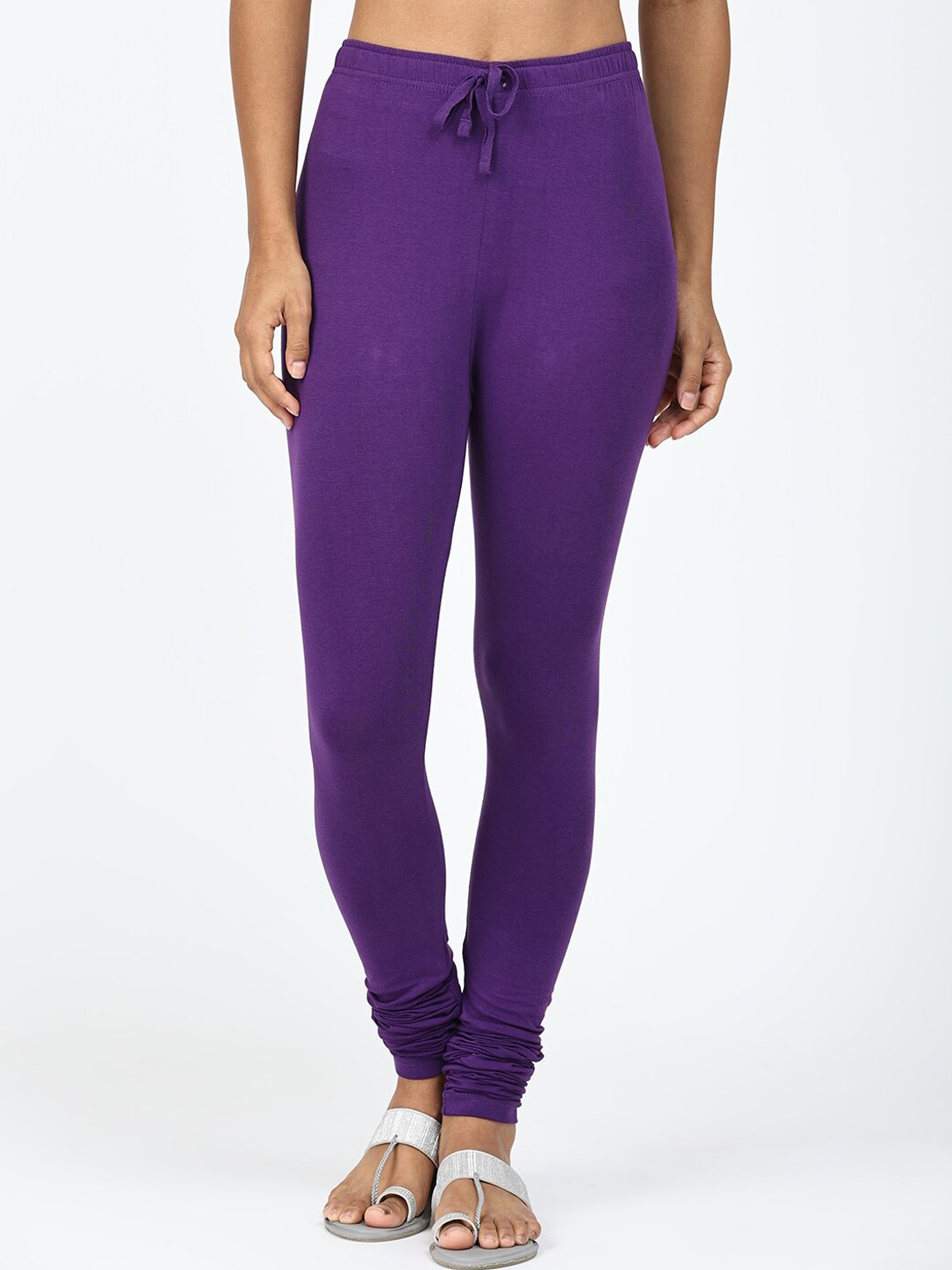 

Robinbosky Stretchable Churidar-Length Leggings, Purple