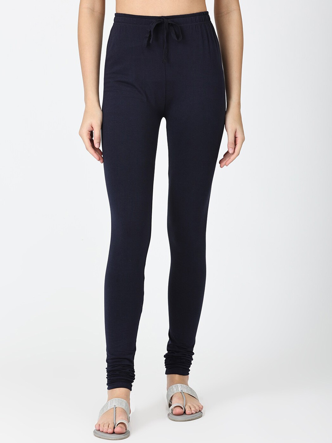 

Robinbosky Stretchable Churidar-Length Leggings, Navy blue