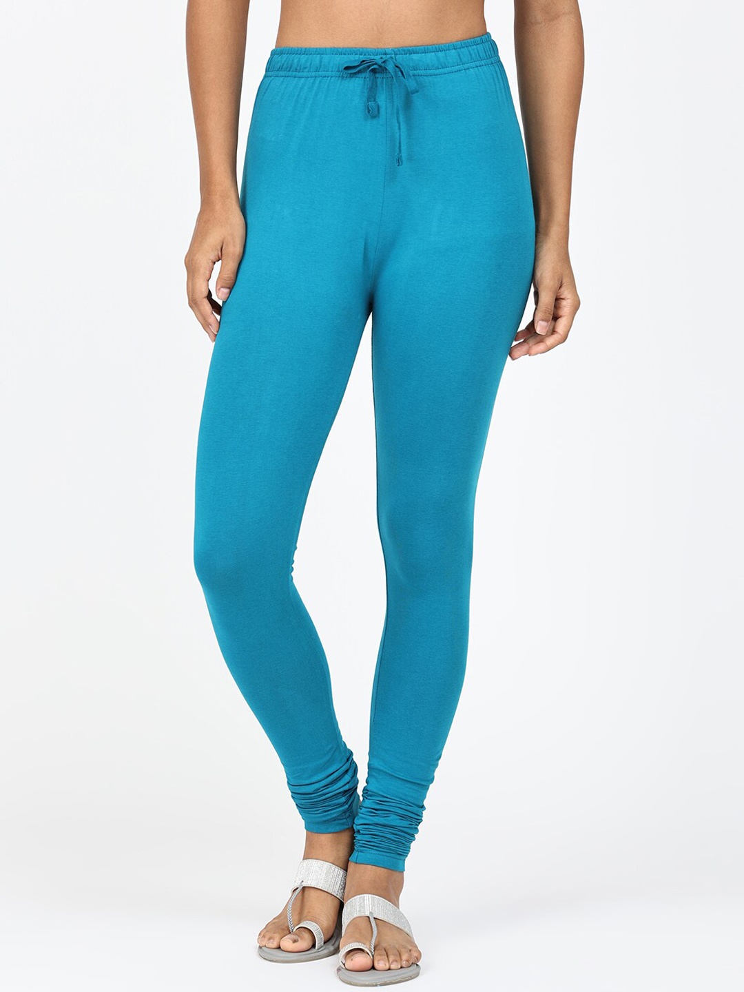 

Robinbosky Stretchable Churidar Length Ethnic Leggings, Blue
