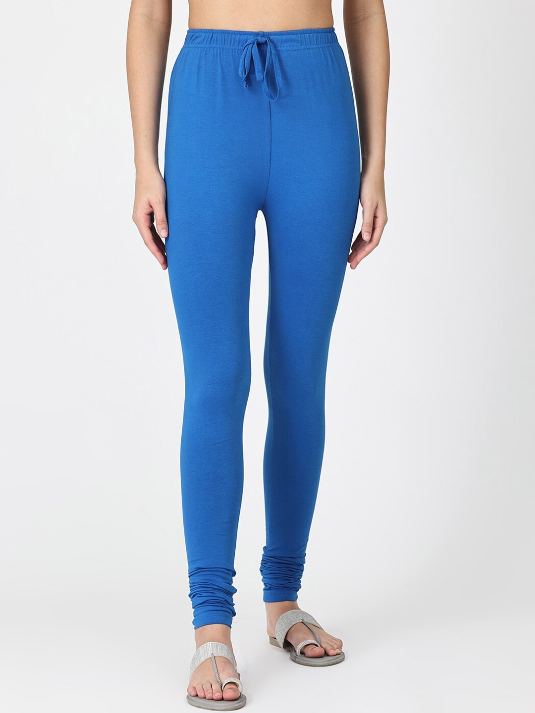 

Robinbosky Stretchable Churidar-Length Leggings, Blue