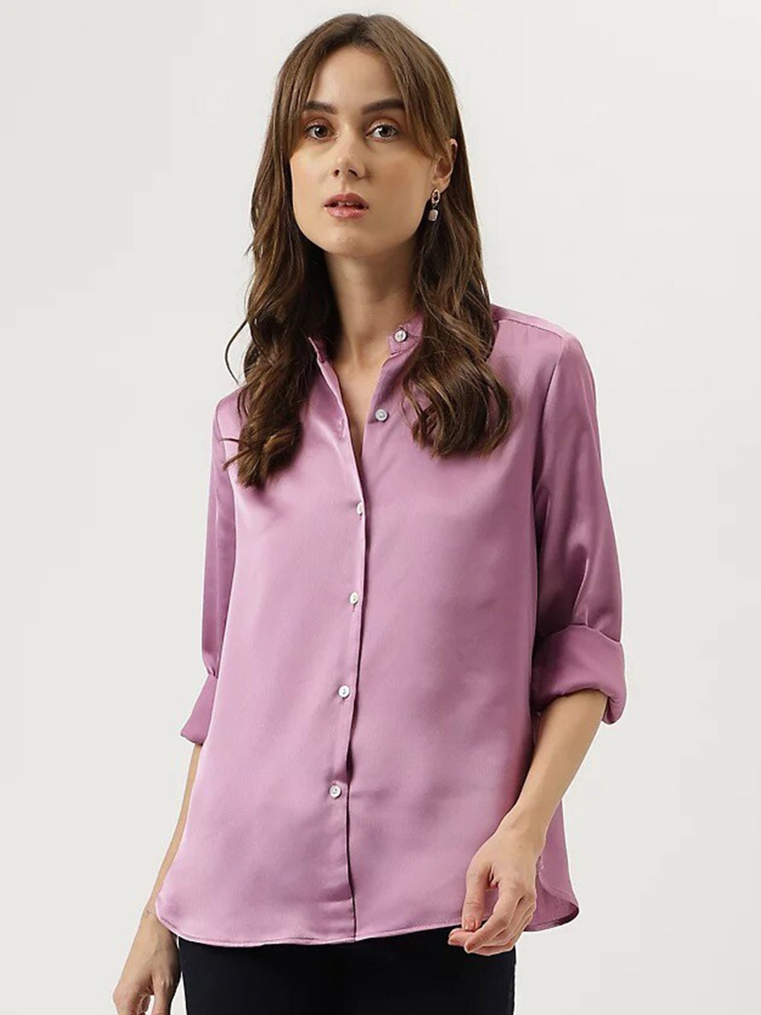 

Marks & Spencer Regular Fit Spread Collar Casual Shirt, Mauve