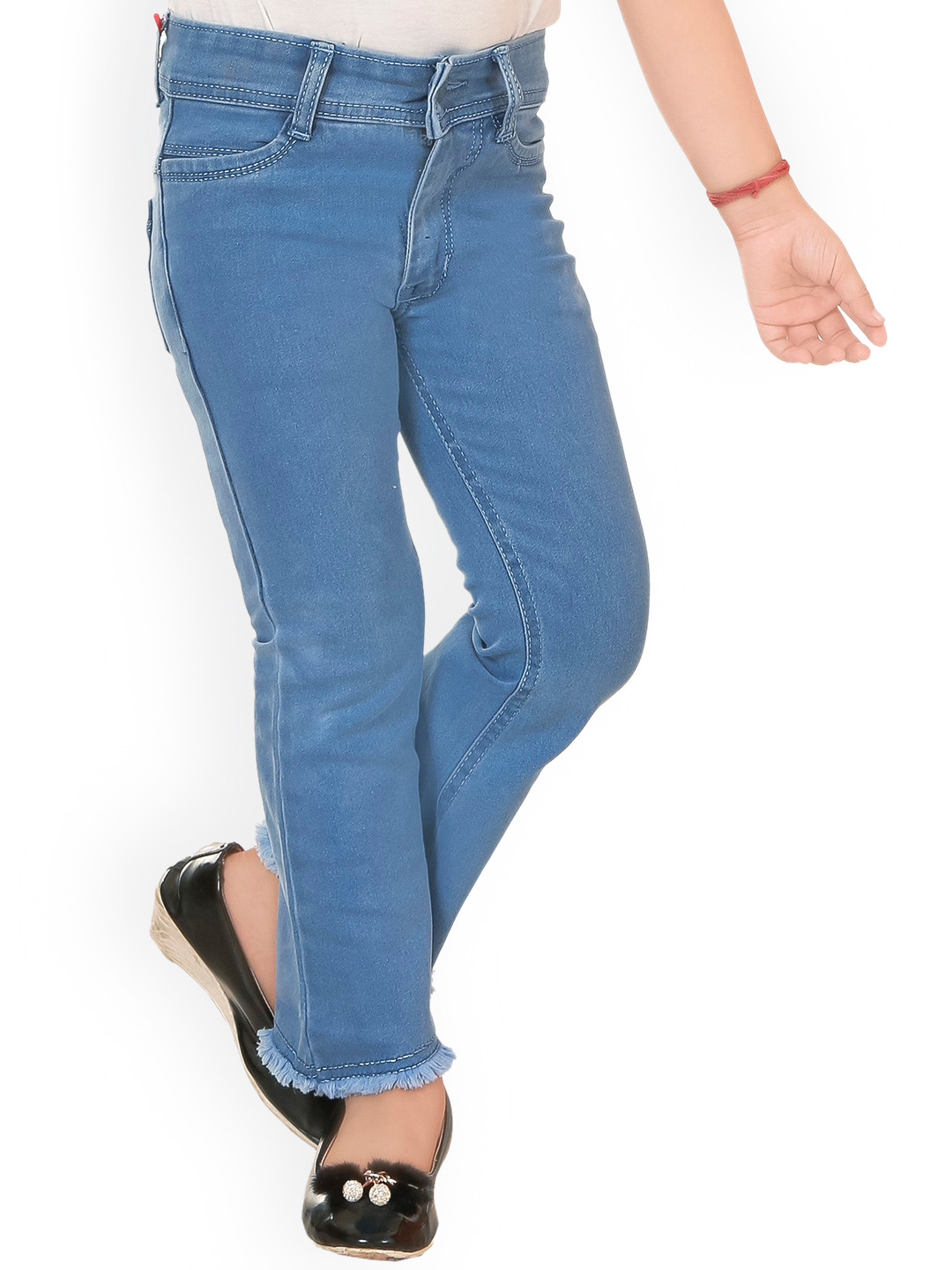 

BAESD Girls Blue Comfort Bootcut Stretchable Jeans