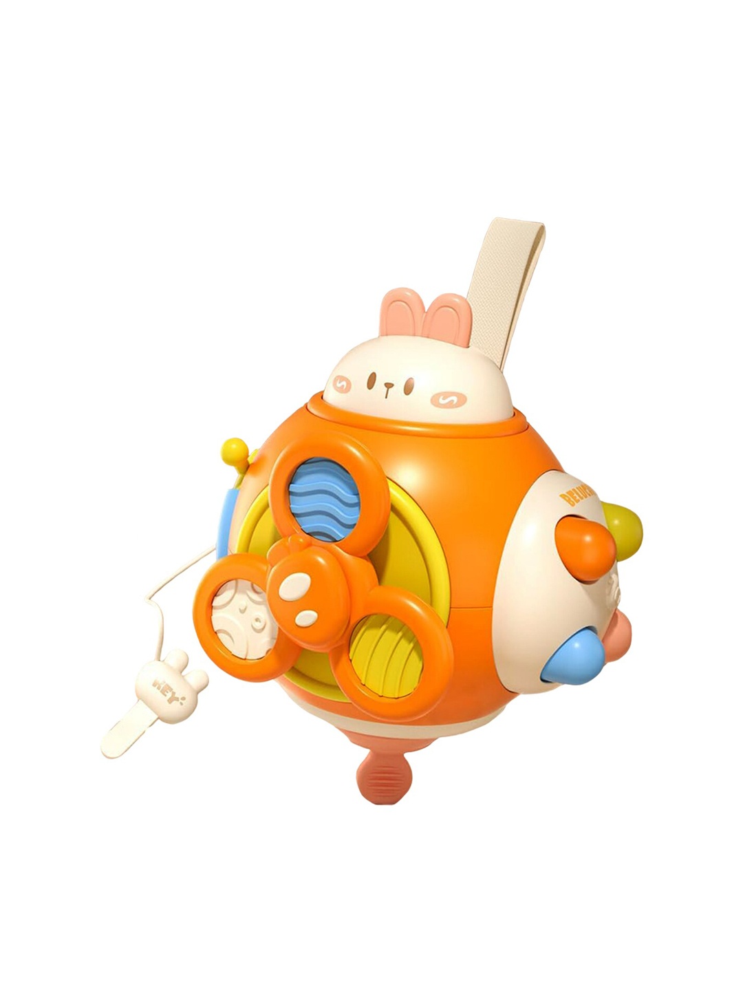 

WEMBLEY Kids Orange Cubes Toy with Spinner