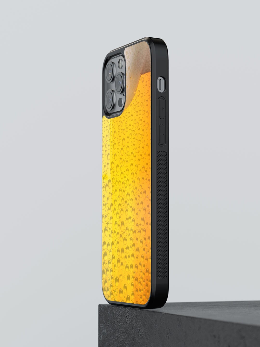

macmerise Chug It Printed iPhone 12 Pro Max Phone Bumper Case Cover, Yellow