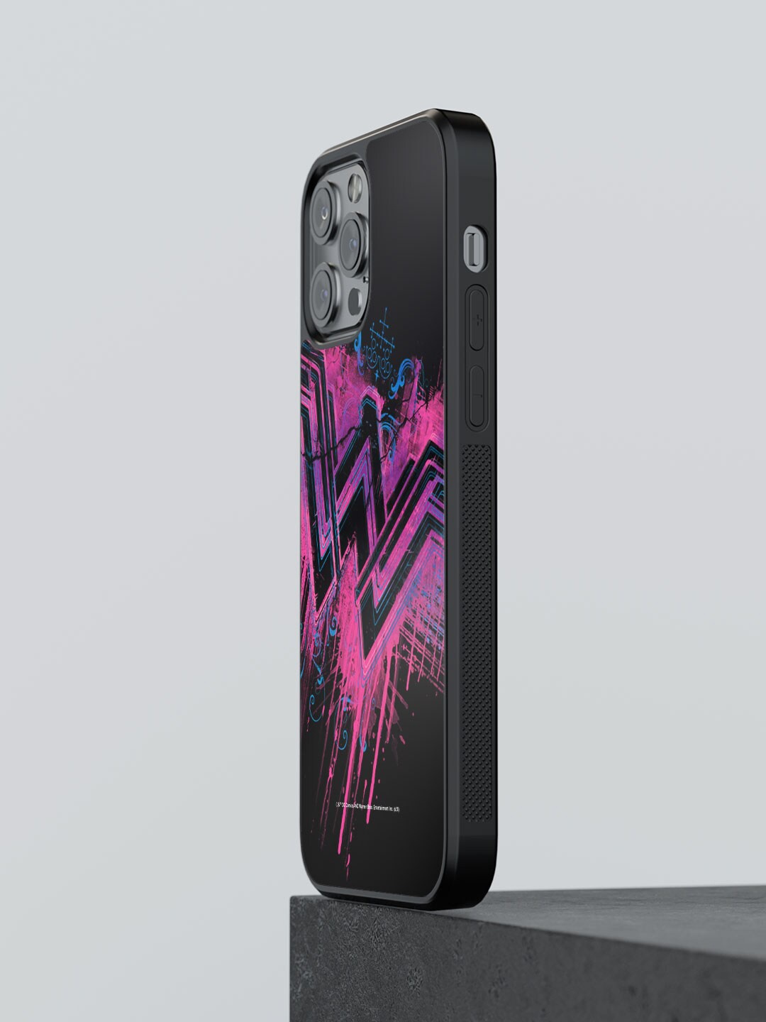 

macmerise Wonder Woman Splatter iPhone 12 Pro Bumper Case, Black