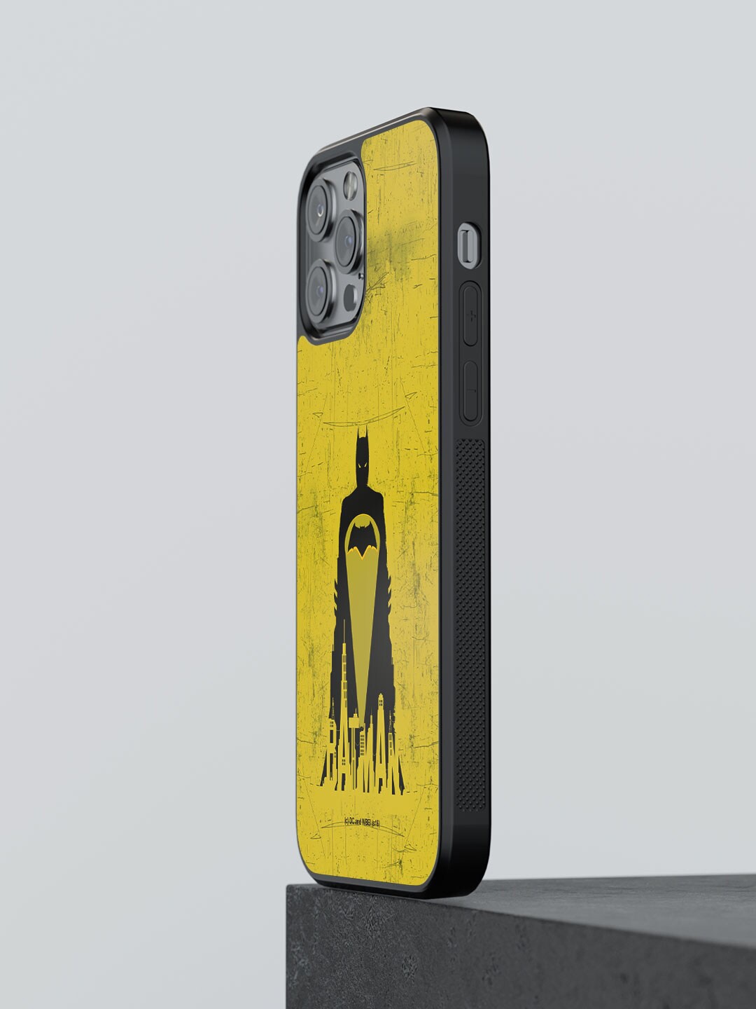 

macmerise Batman Printed iPhone 12 Pro Max Bumper Case Cover, Yellow