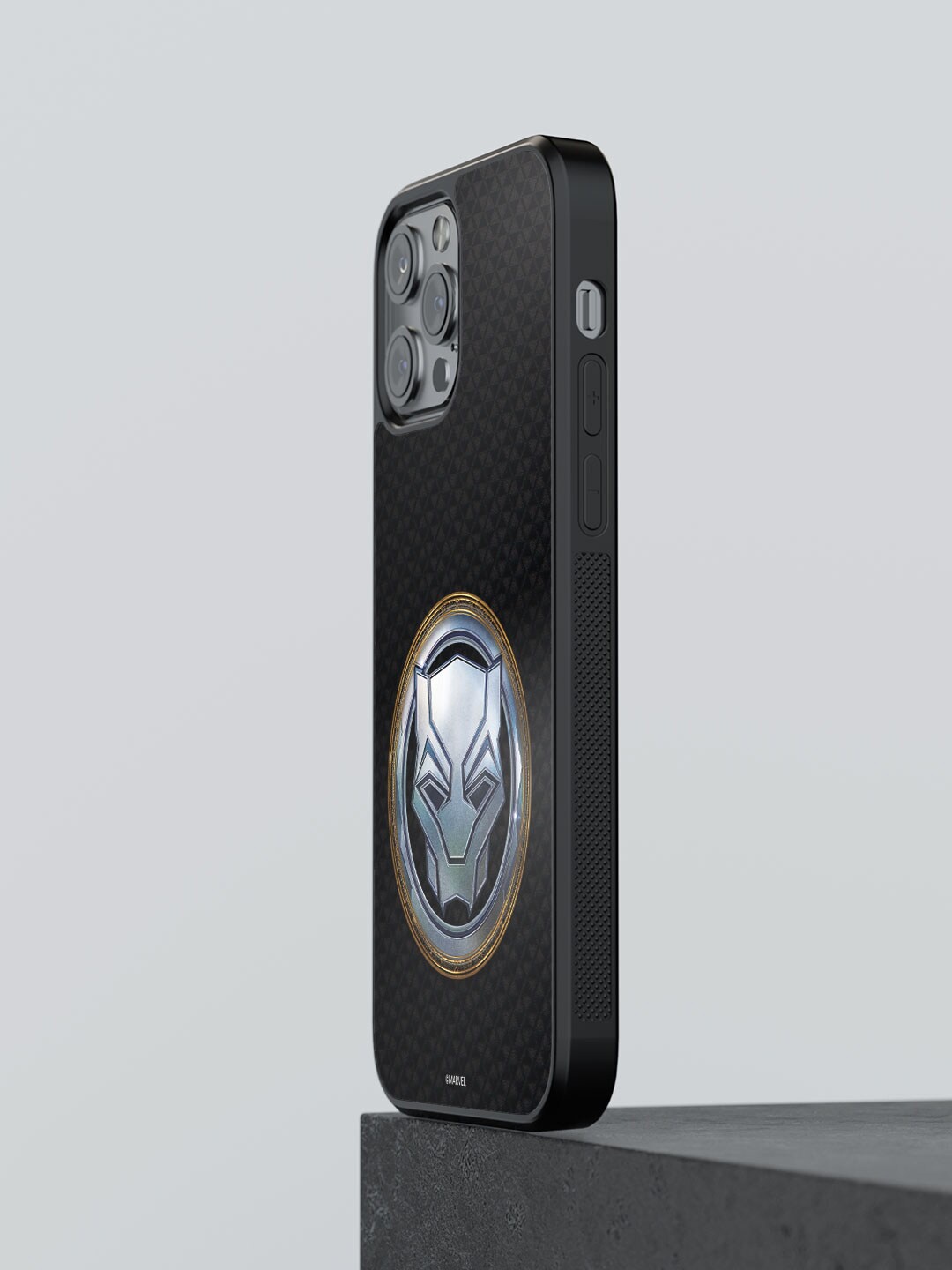 

macmerise Wakanda Forever Printed iPhone 12 Pro Bumper Mobile Case Cover, Black