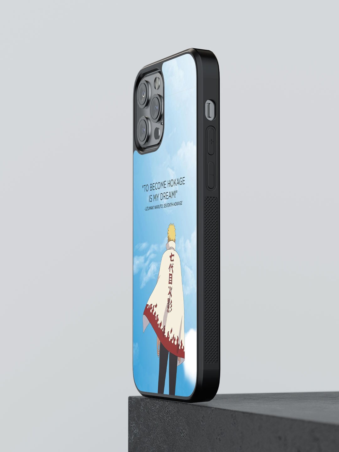 

macmerise 7th Hokage Printed iPhone 12 Pro Max Phone Bumper Case Cover, Blue