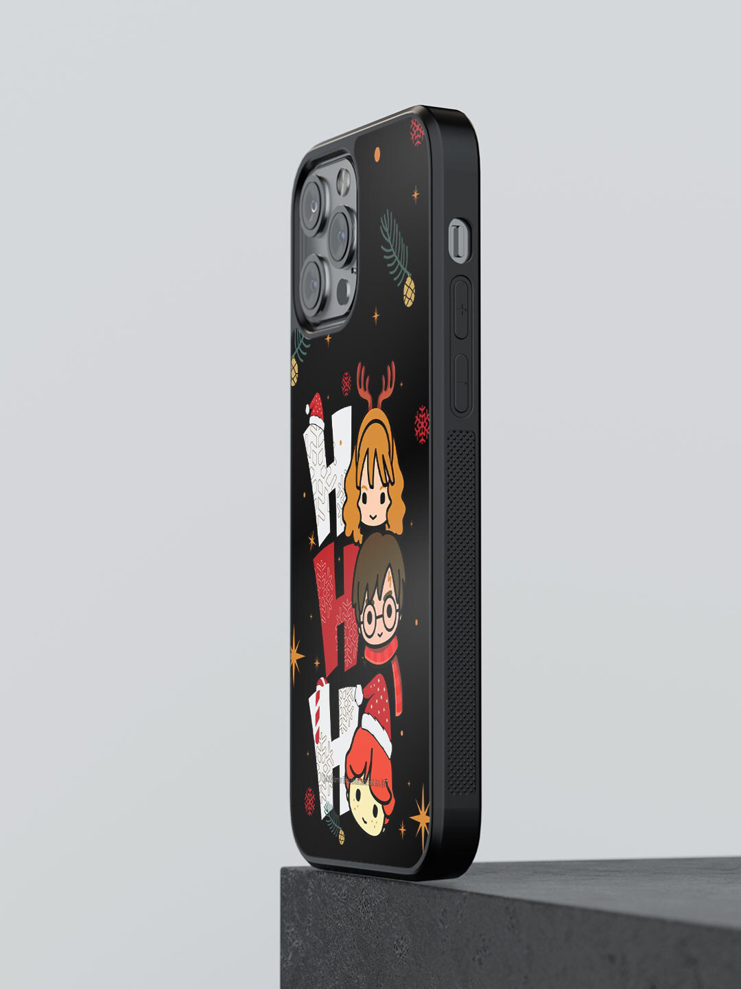 

macmerise Harry Potter Ho Ho Ho Printed iPhone 12 Pro Max Bumper Case Cover, Red