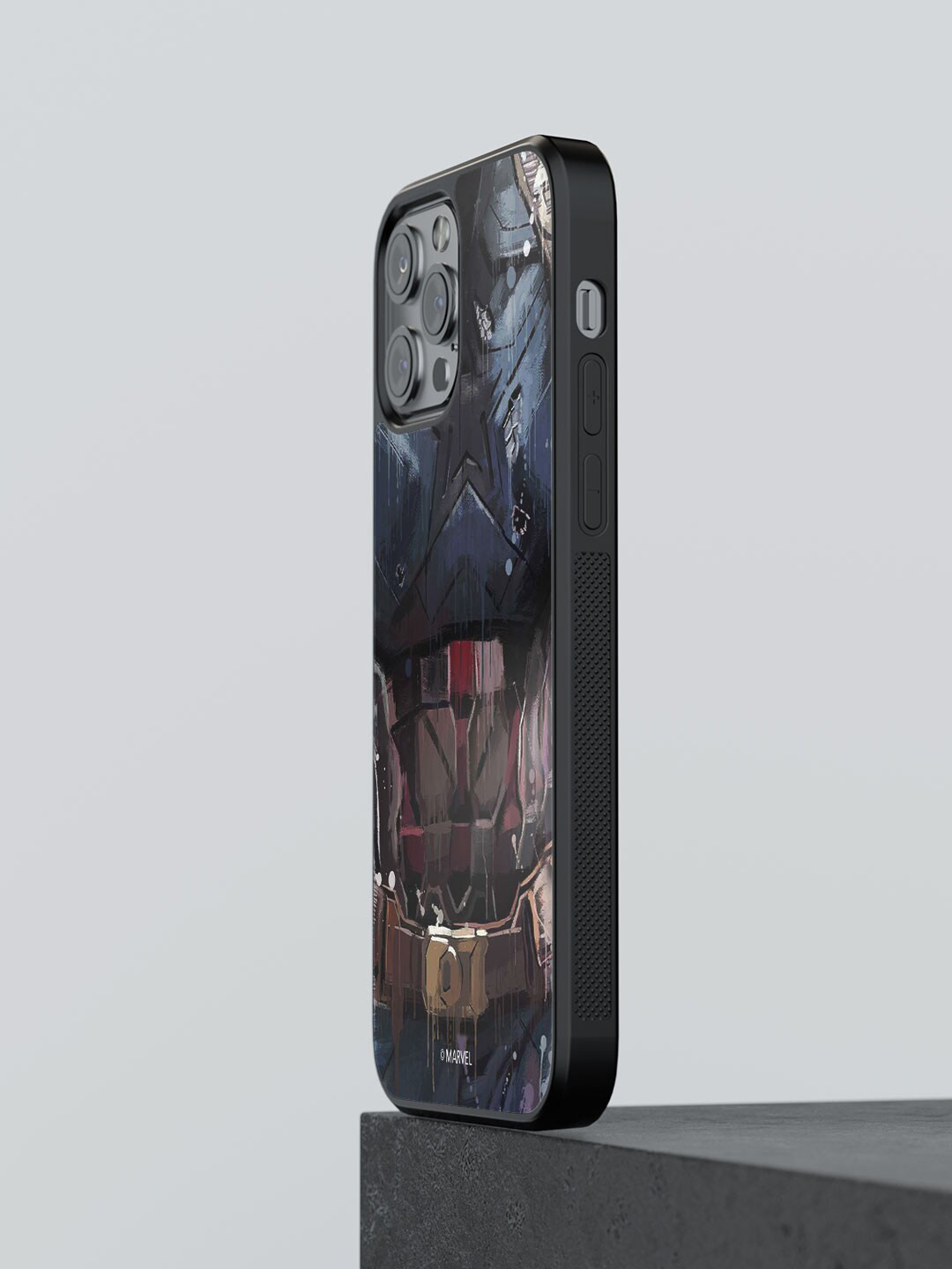 

macmerise Grunge Suit Steve iPhone 12 Pro Max Bumper Case Cover, Black
