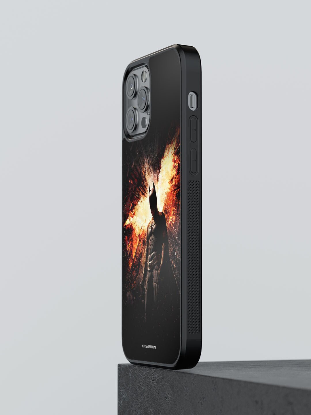 

macmerise The Dark Knight Rises Printed iPhone 12 Pro Bumper Case, Black