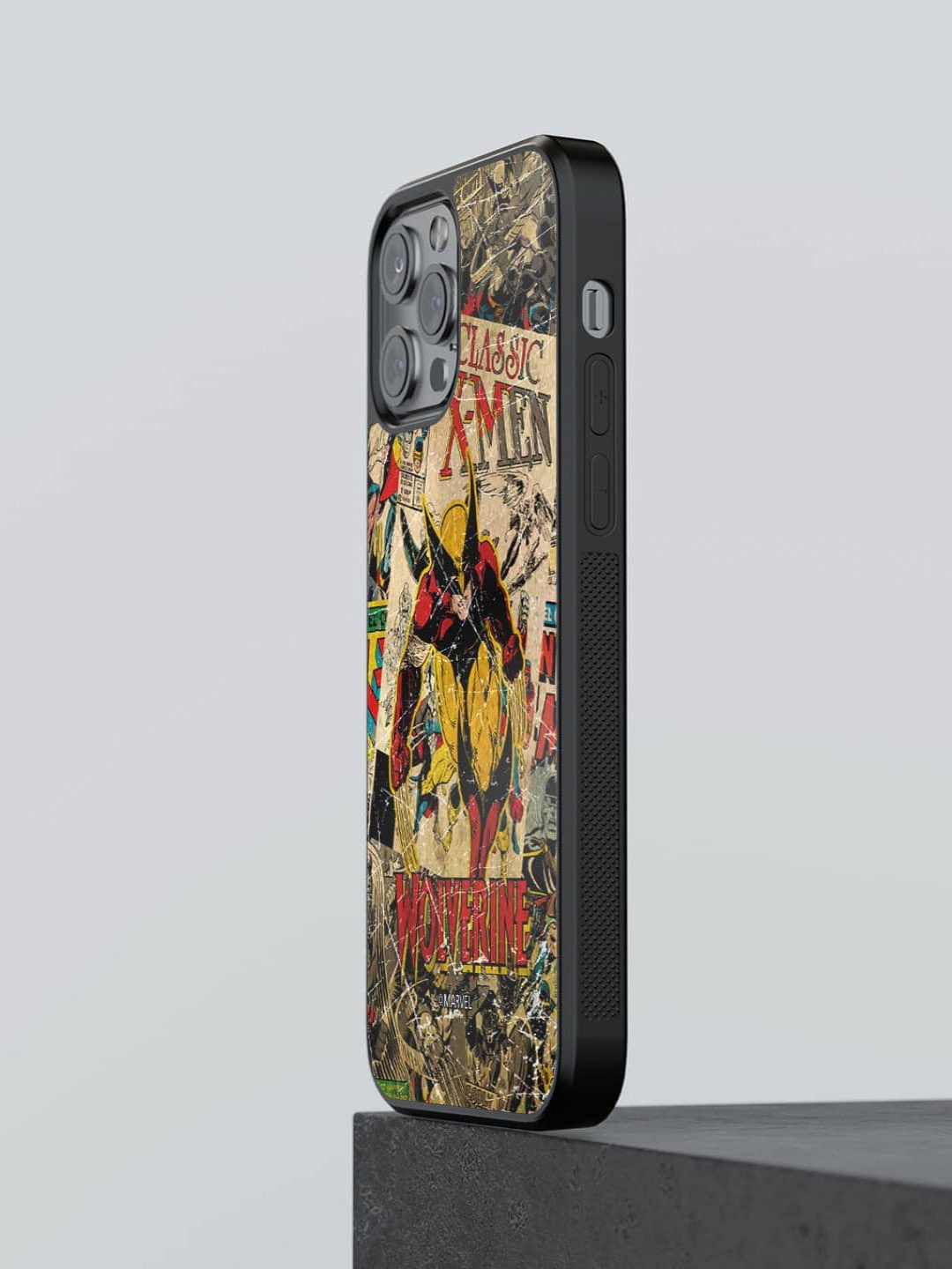

macmerise Comic Wolverine iPhone 12 Pro Max Bumper Case, Beige