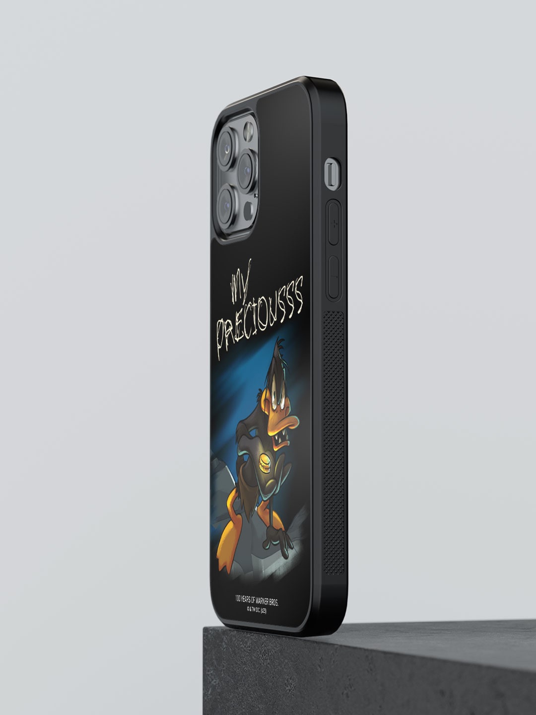 

macmerise Daffy Duck Printed iPhone 12 Pro Max Phone Bumper Case, Black