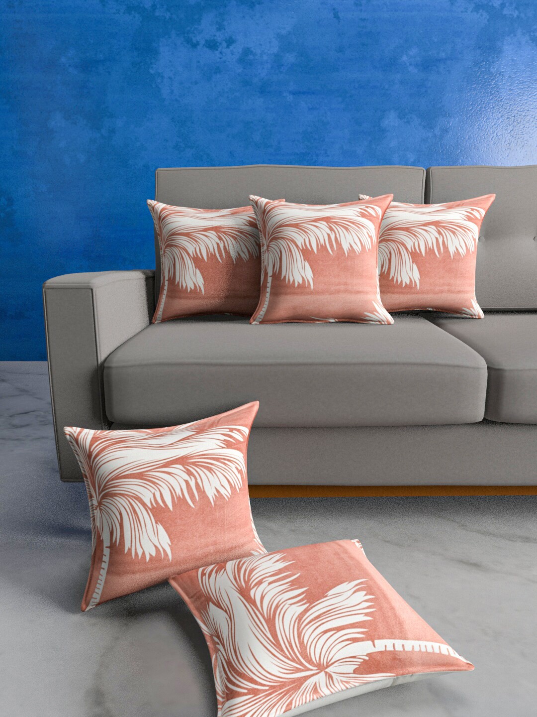 

Urban Magic Brown 5 Pieces Square Cushion Covers