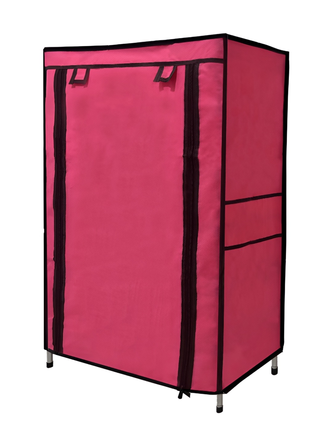 

Urban Choice Pink & Black 4 Tiers Metal Shoes Rack