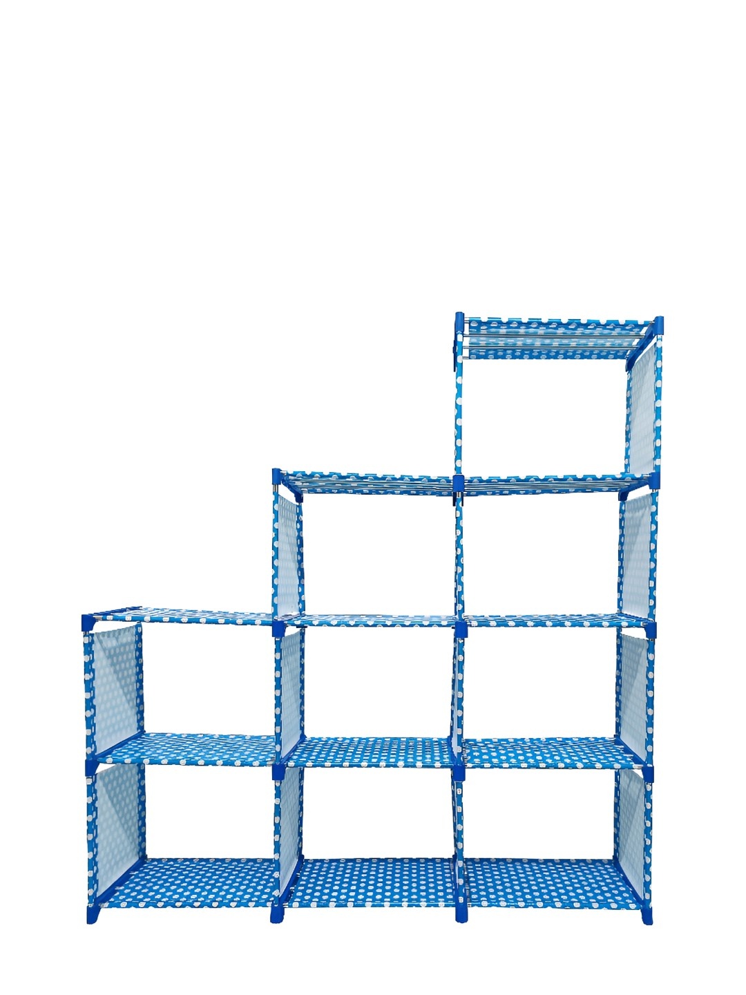 

Urban Choice Blue & White Printed 9-Tiers Rectangular Shoes Racks