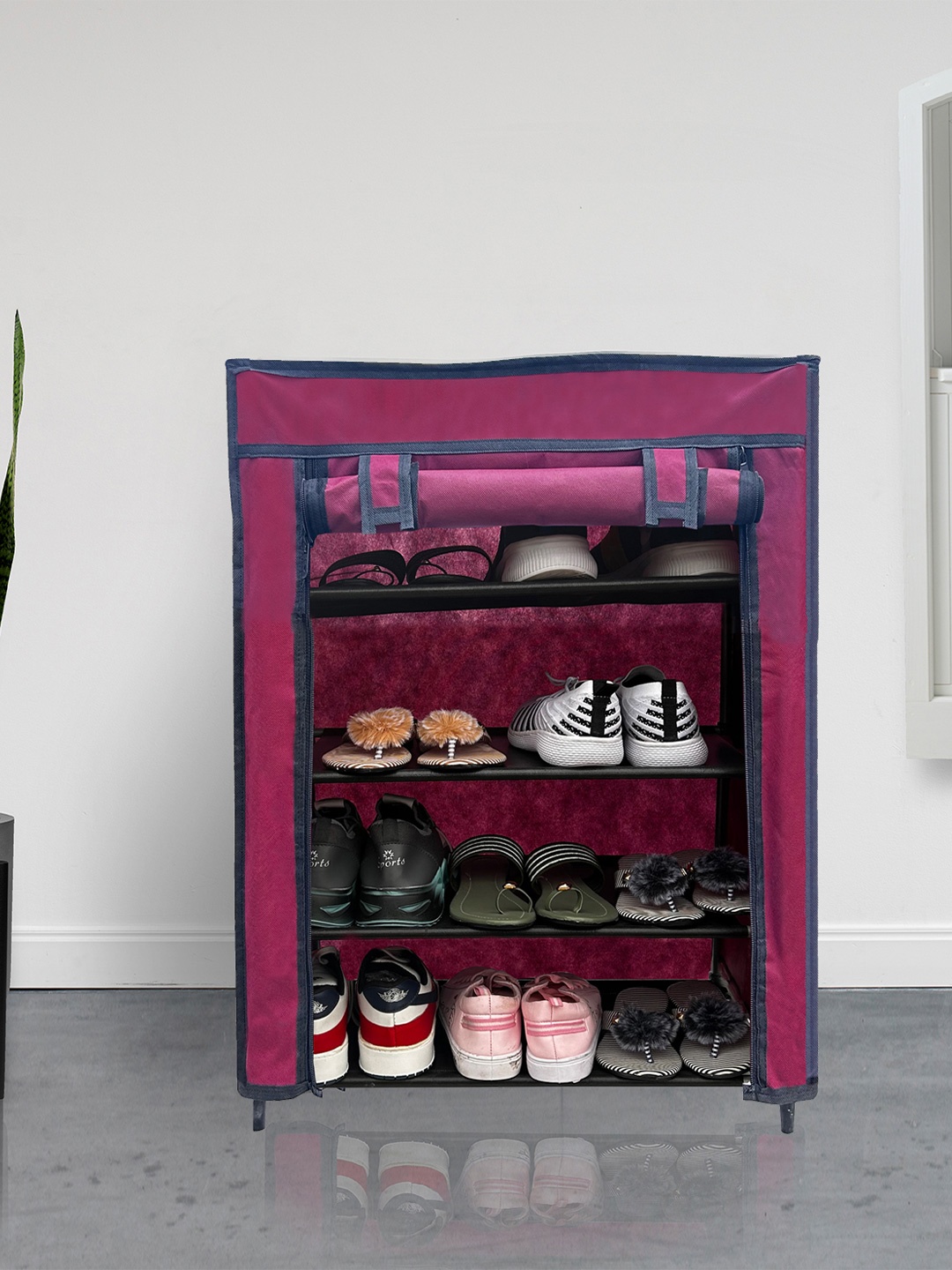 

Urban Choice Pink Non-Woven 4-Tier Rectangular Racks