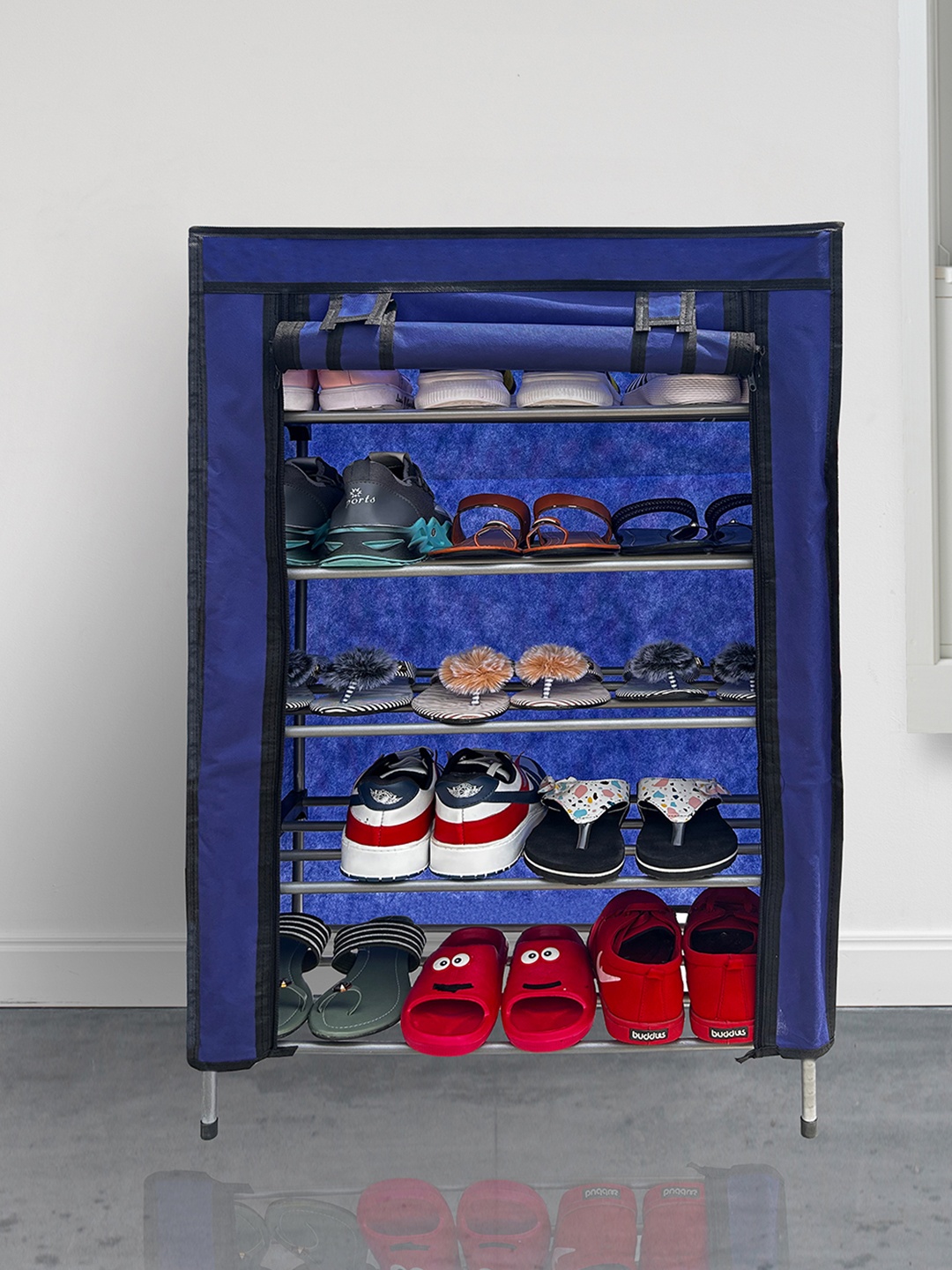 

Urban Choice Blue Non-Woven 5-Tier Rectangular Racks