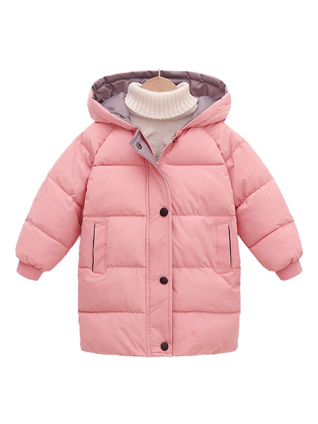 

StyleCast Girls Pink Hooded Padded Jacket
