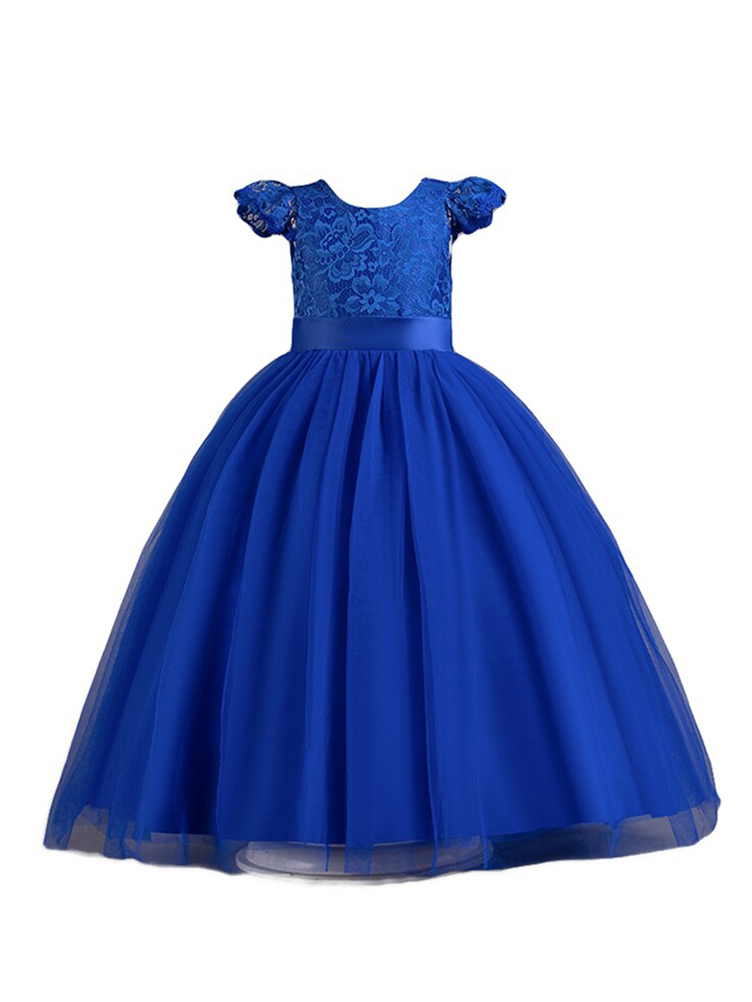 

StyleCast Girls Blue Self Design Maxi Dress