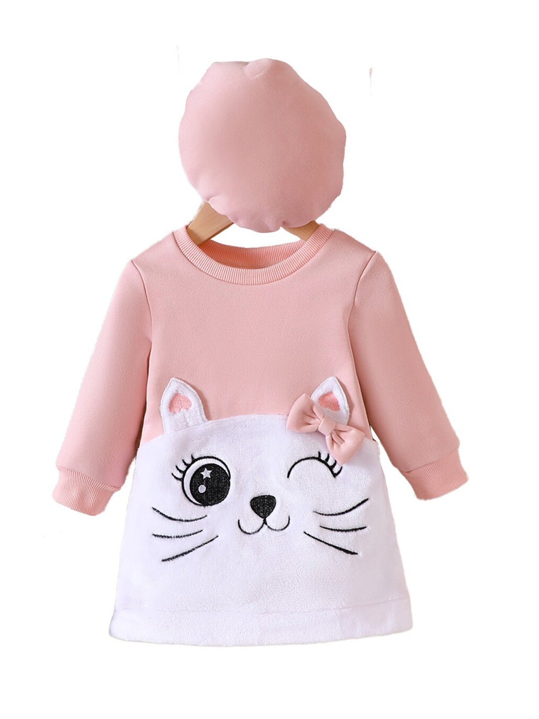 

StyleCast Girls Pink Animal Printed T-shirt Dress