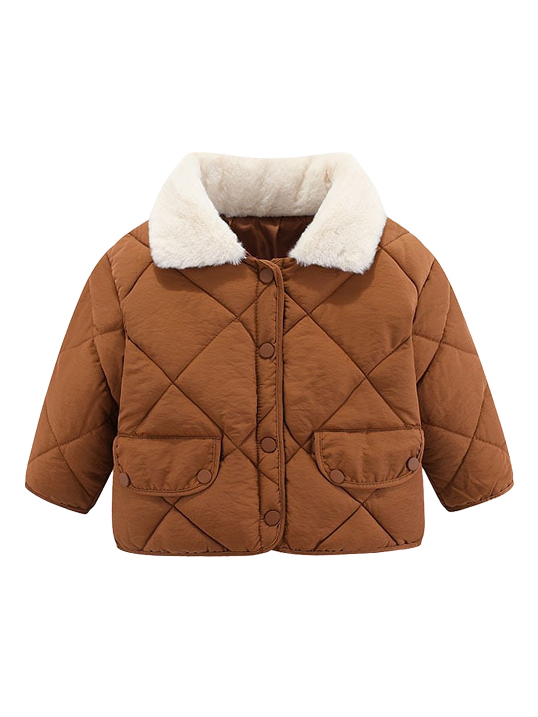 

StyleCast Kids Brown Insulator Quilted Jacket