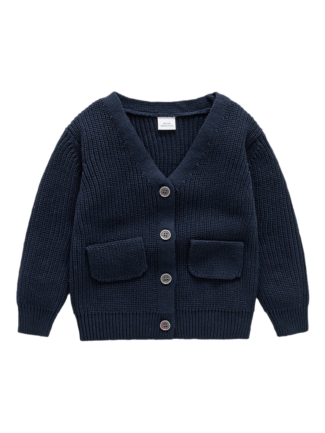 

StyleCast Boys Ribbed Cotton Cardigan, Navy blue