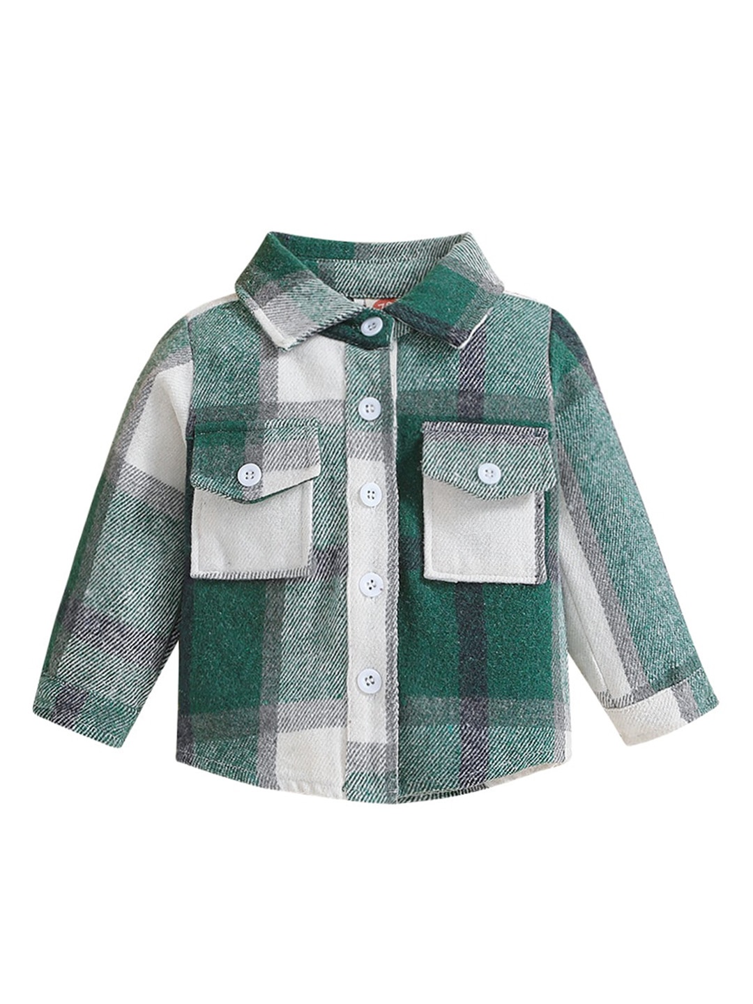 

StyleCast Boys Green Checked Tailored Jacket