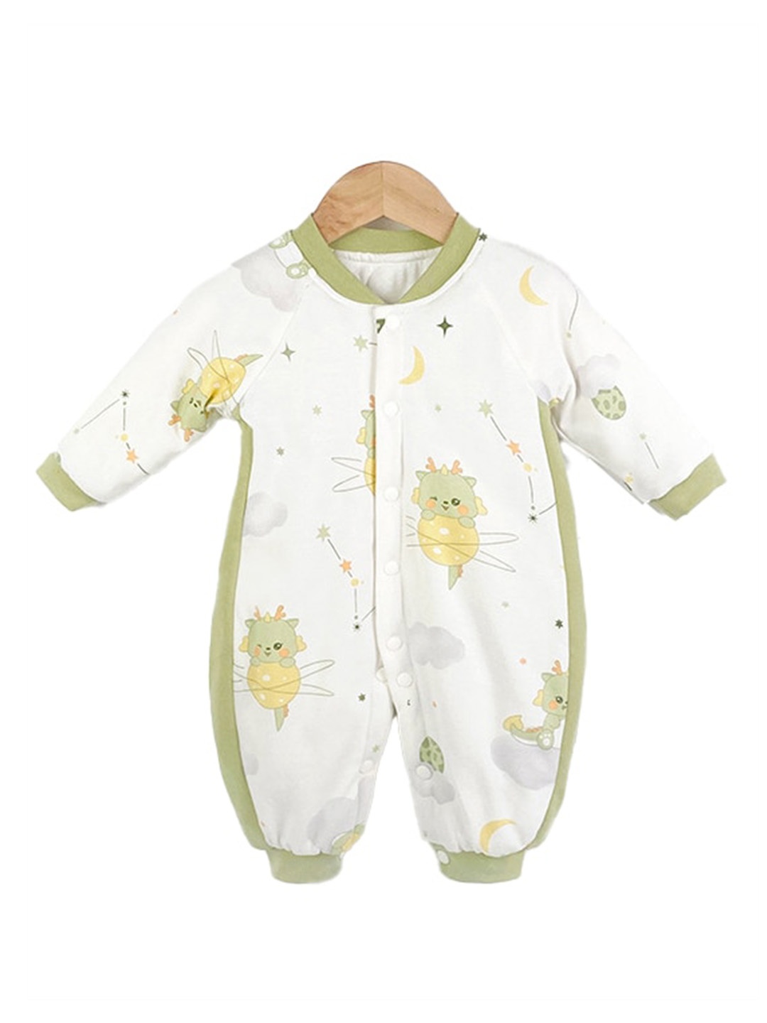 

StyleCast Infant Boys Green Printed Rompers