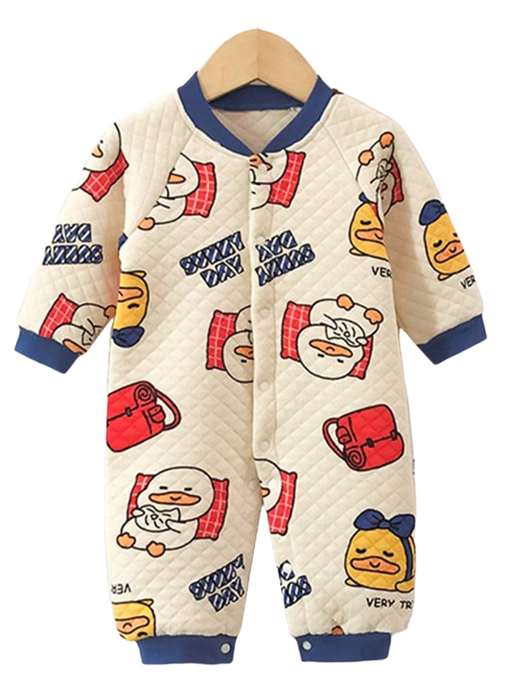 

StyleCast Infant Boys Blue Printed Rompers