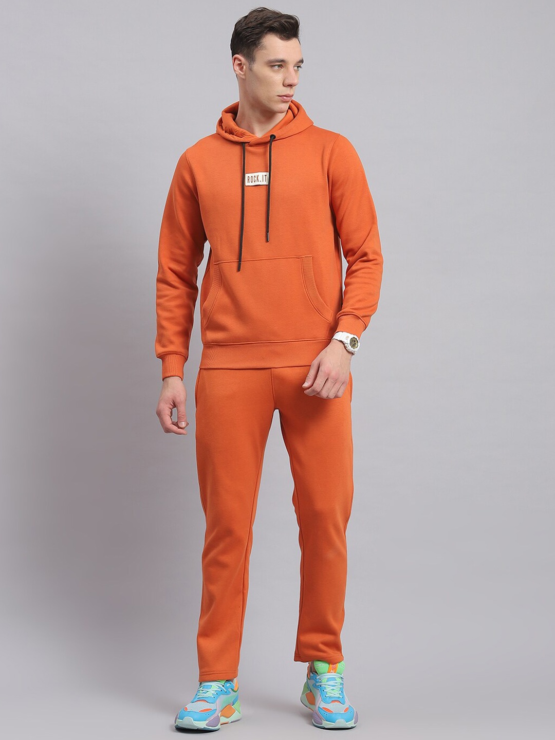 

rock.it Hooded Long Sleeves Tracksuits, Rust