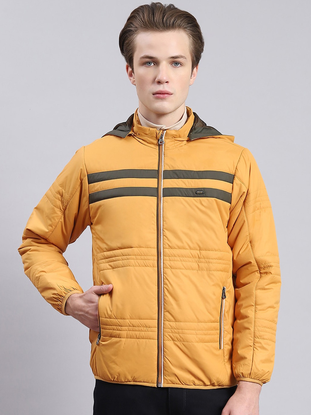 

Monte Carlo Hooded Lightweight Padded Jacket, Mustard