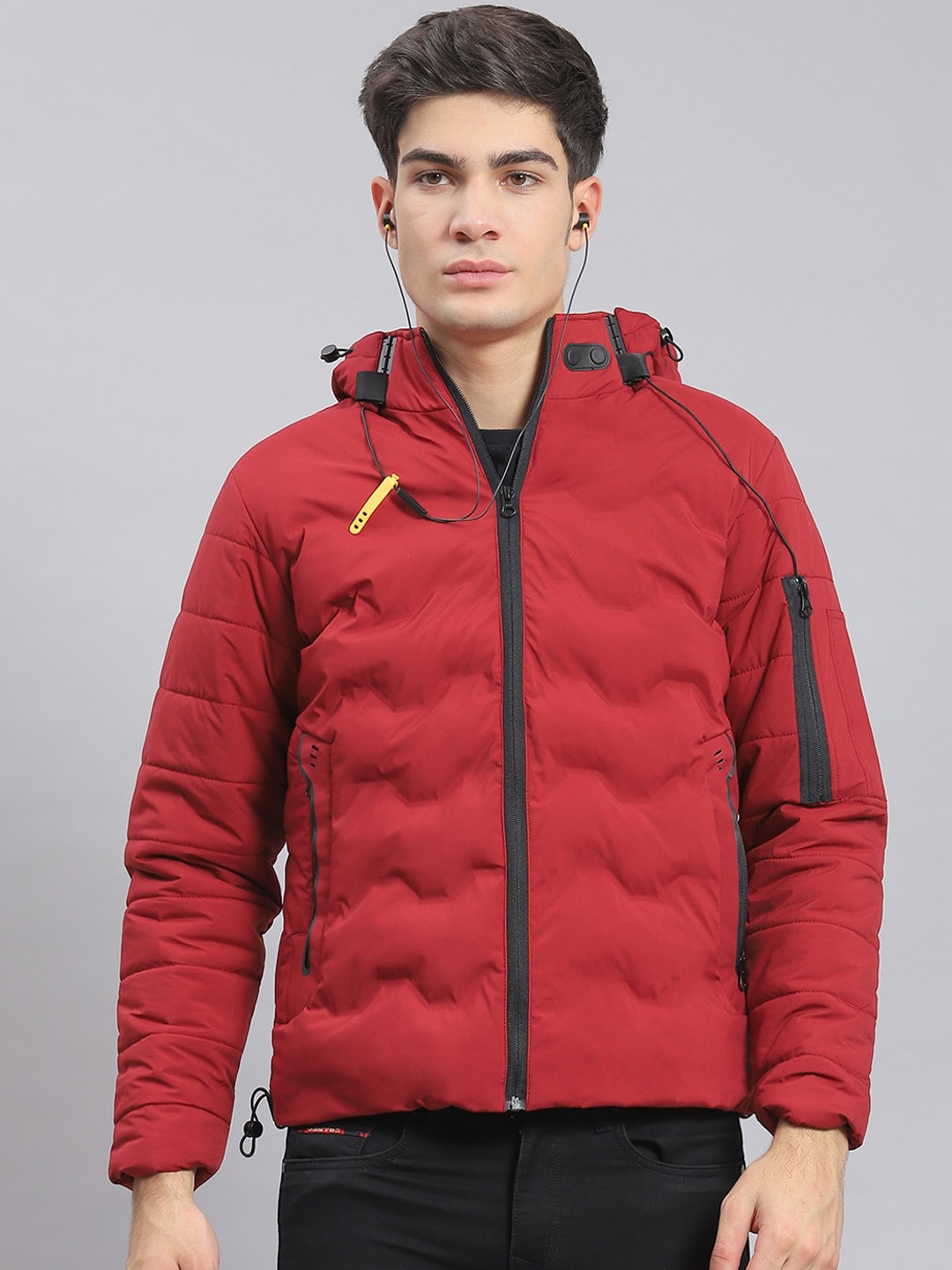 

Monte Carlo Lightweight Hooded Quilted Jacket, Maroon