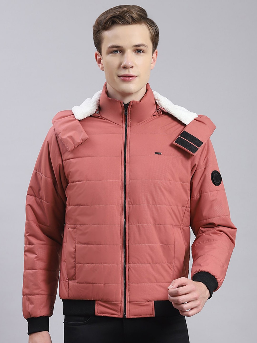 

Monte Carlo Lightweight Long Sleeves Hood Padded Jacket, Pink