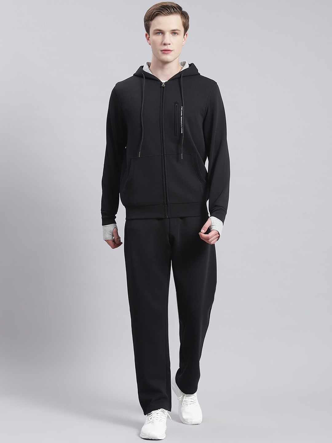 

Monte Carlo Cotton Hooded Sweatshirts With Trousers, Black