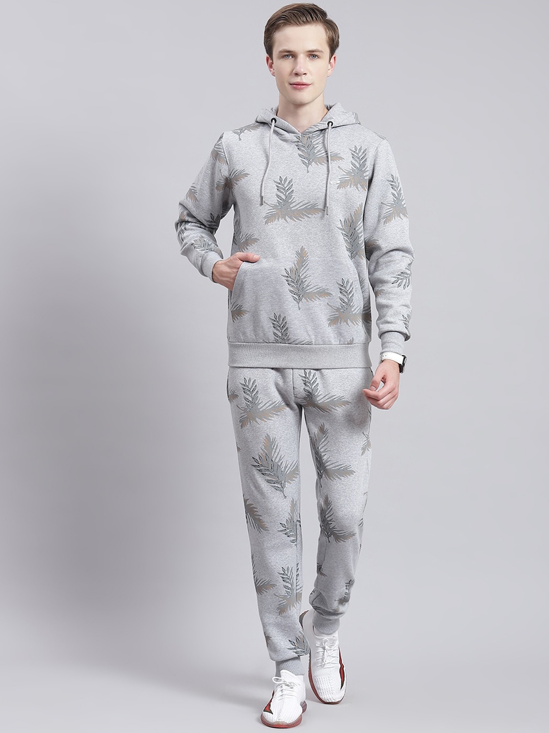 

Monte Carlo Tropical Printed Sweatshirts With Trousers, Grey