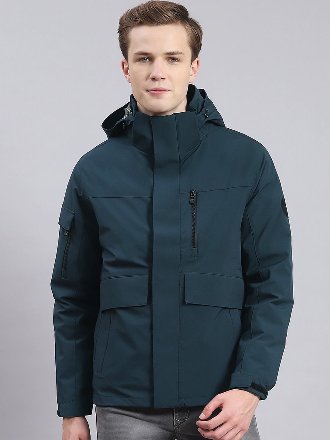 

Monte Carlo Hooded Lightweight Padded Jacket, Teal